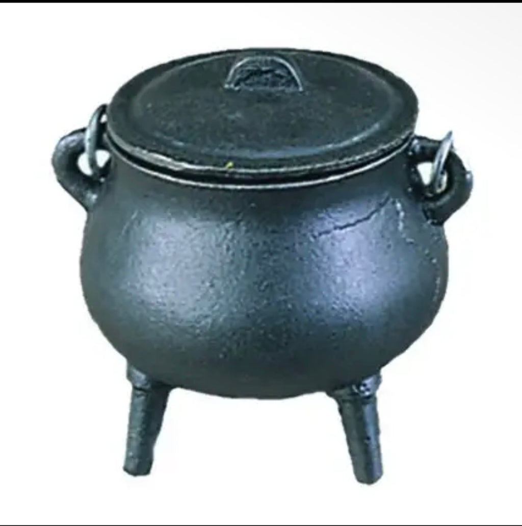 Cast Iron Cauldron ￼(Tiny/Small)
