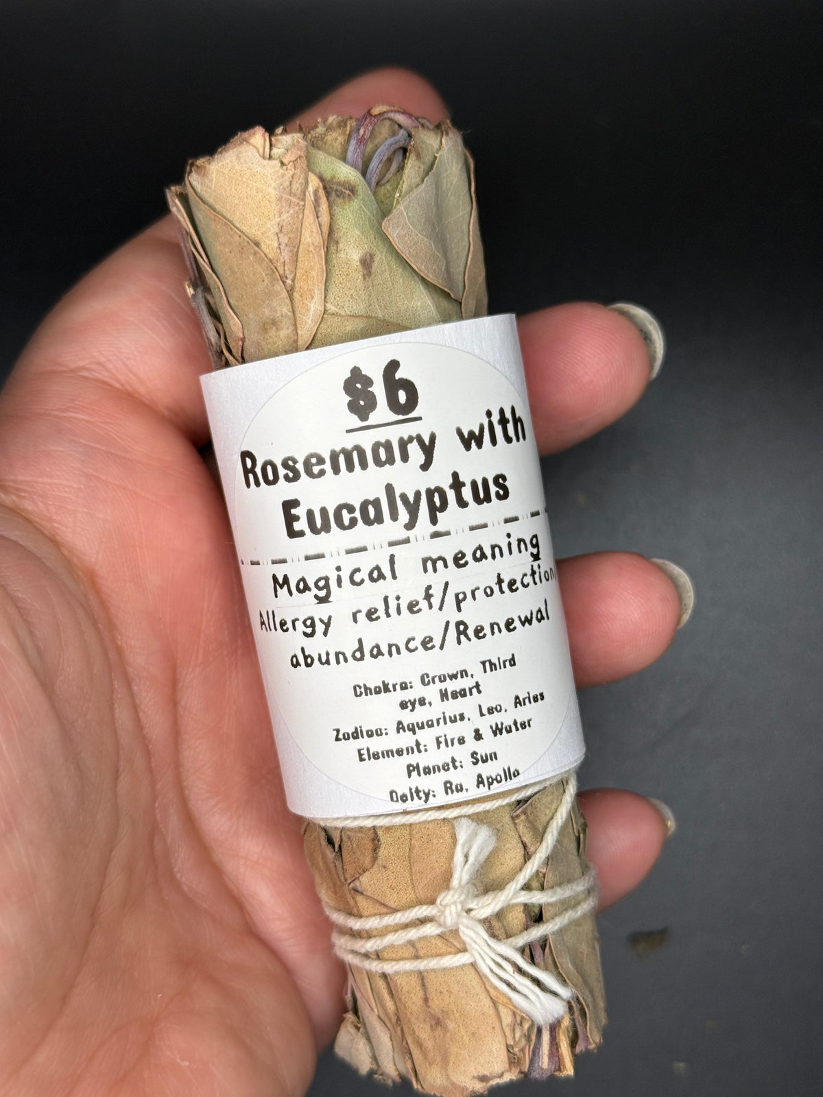 Eucalyptus and Rosemary 4inch
