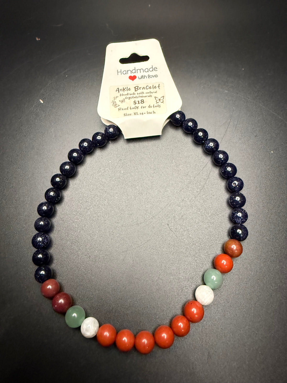 Crystal ankle bracelets