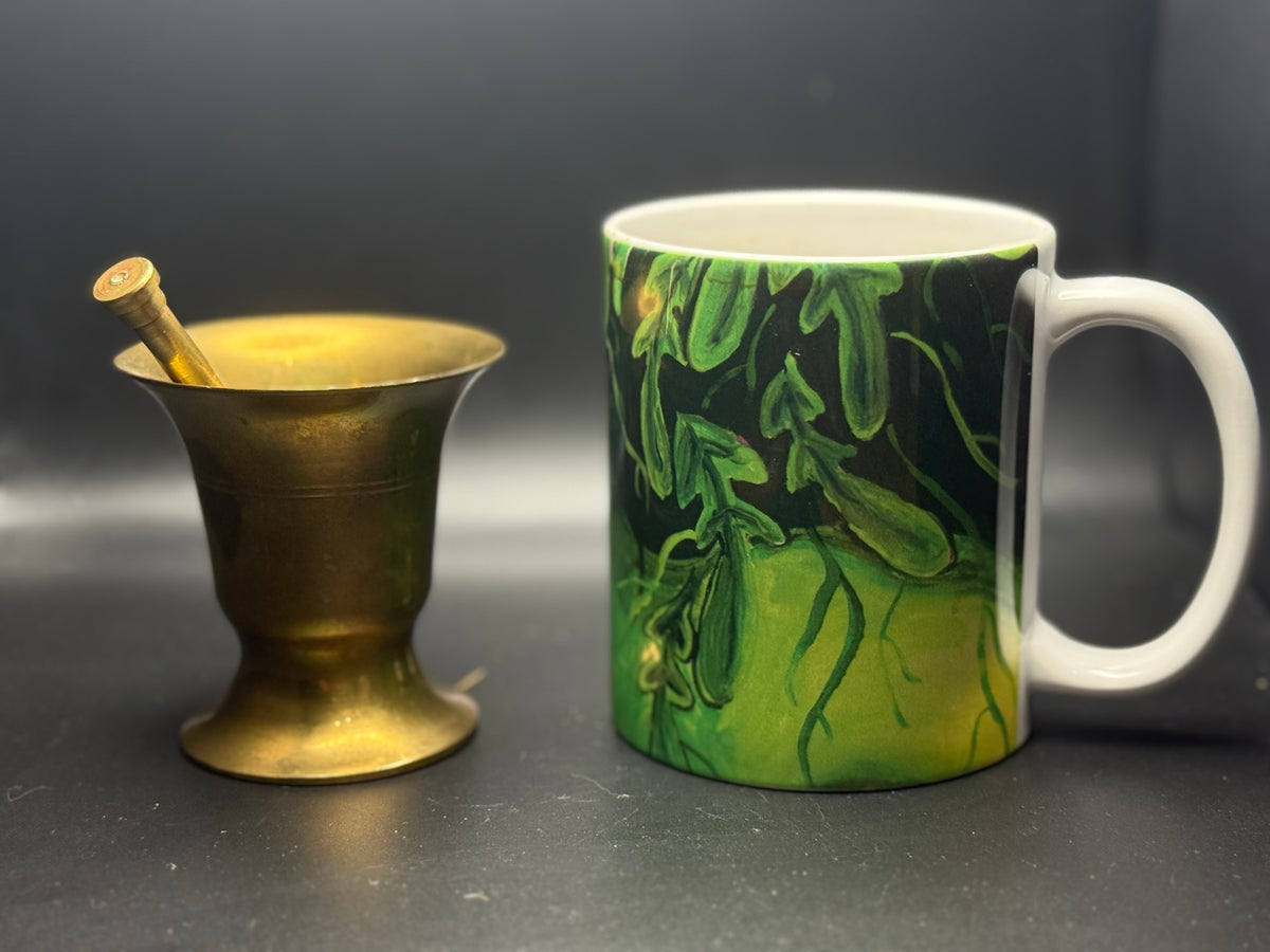 Gold Metal Mortar & Pestle