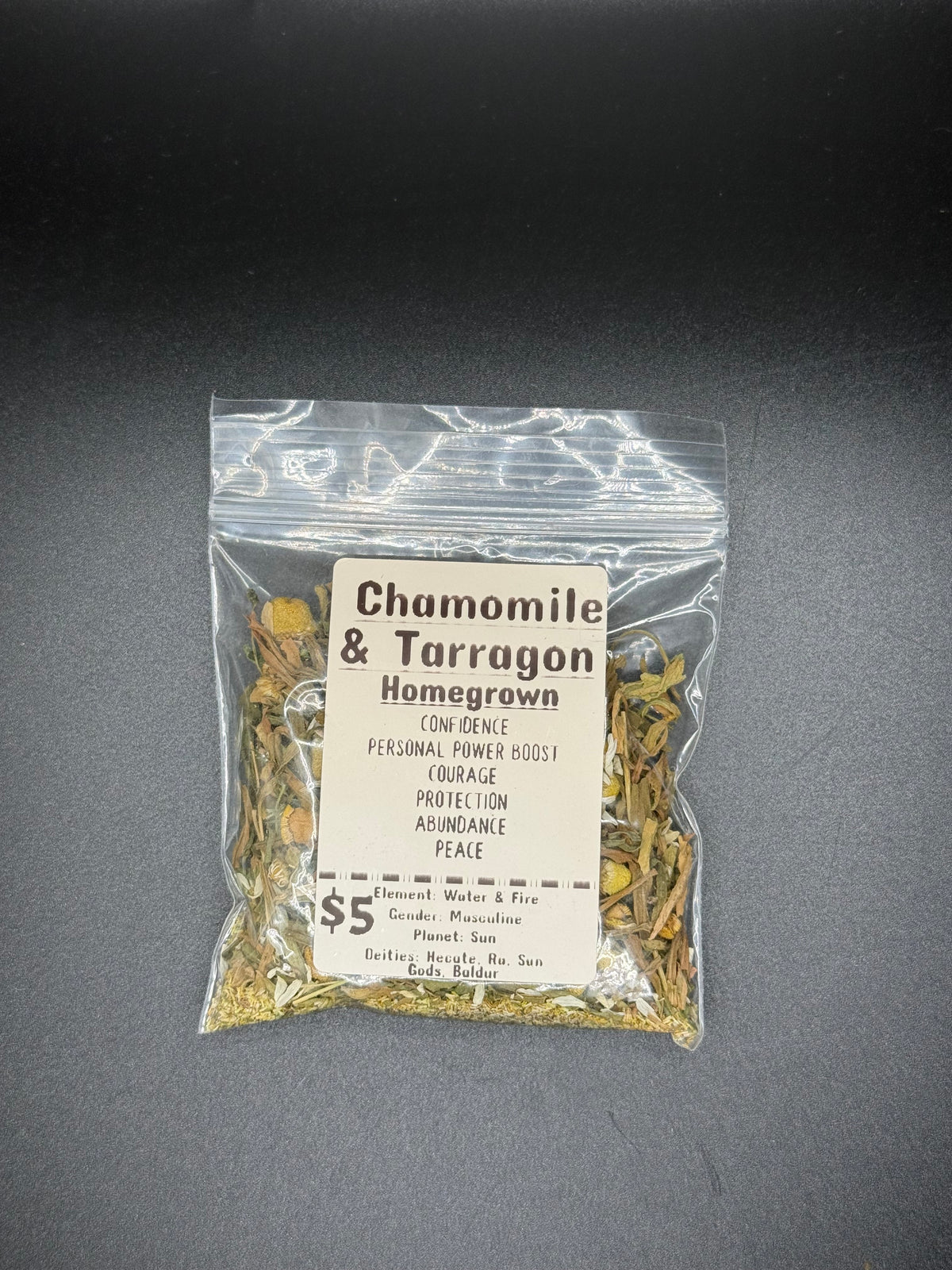 Chamomile and Tarragon