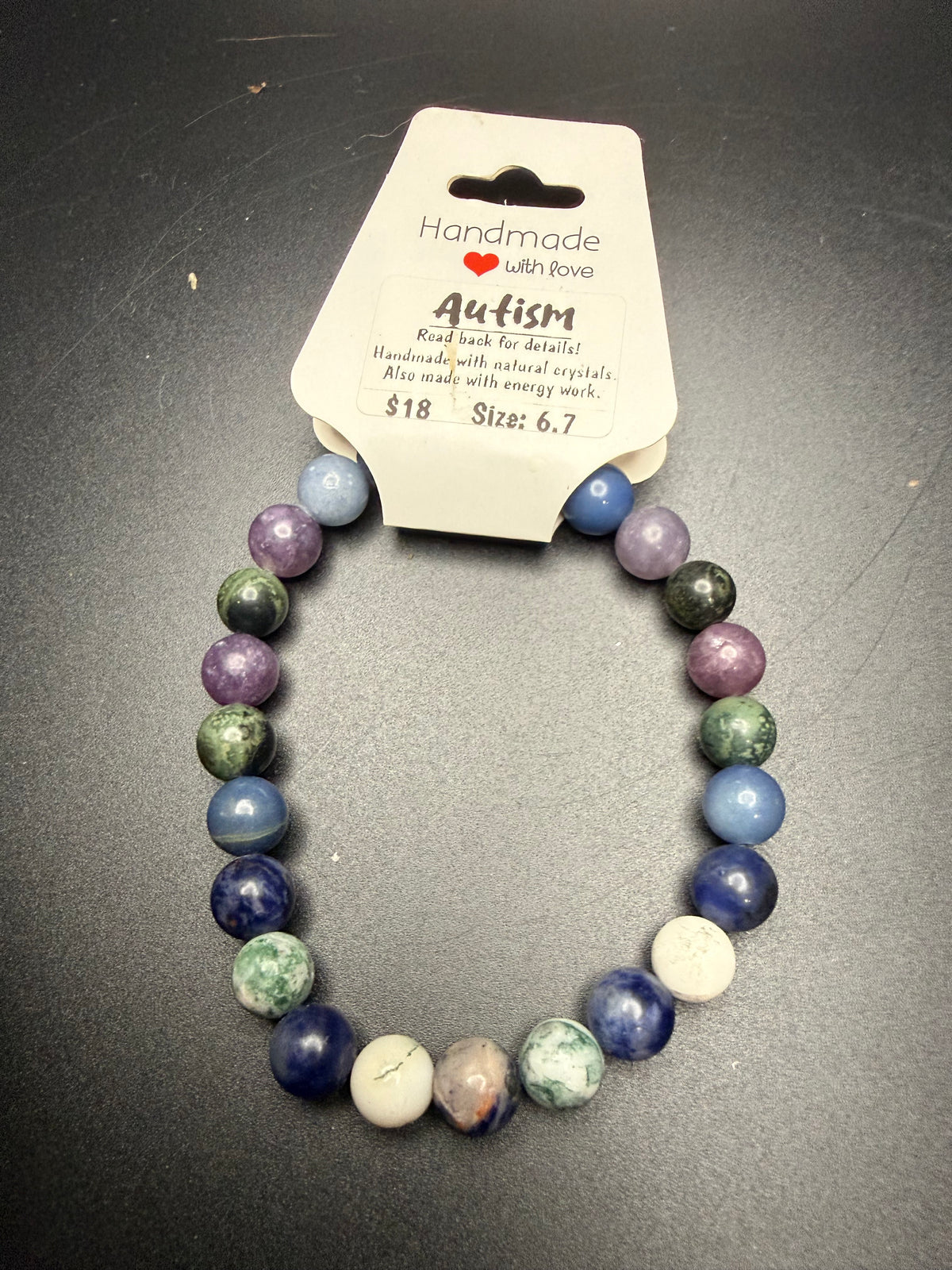 Autism intention bracelet