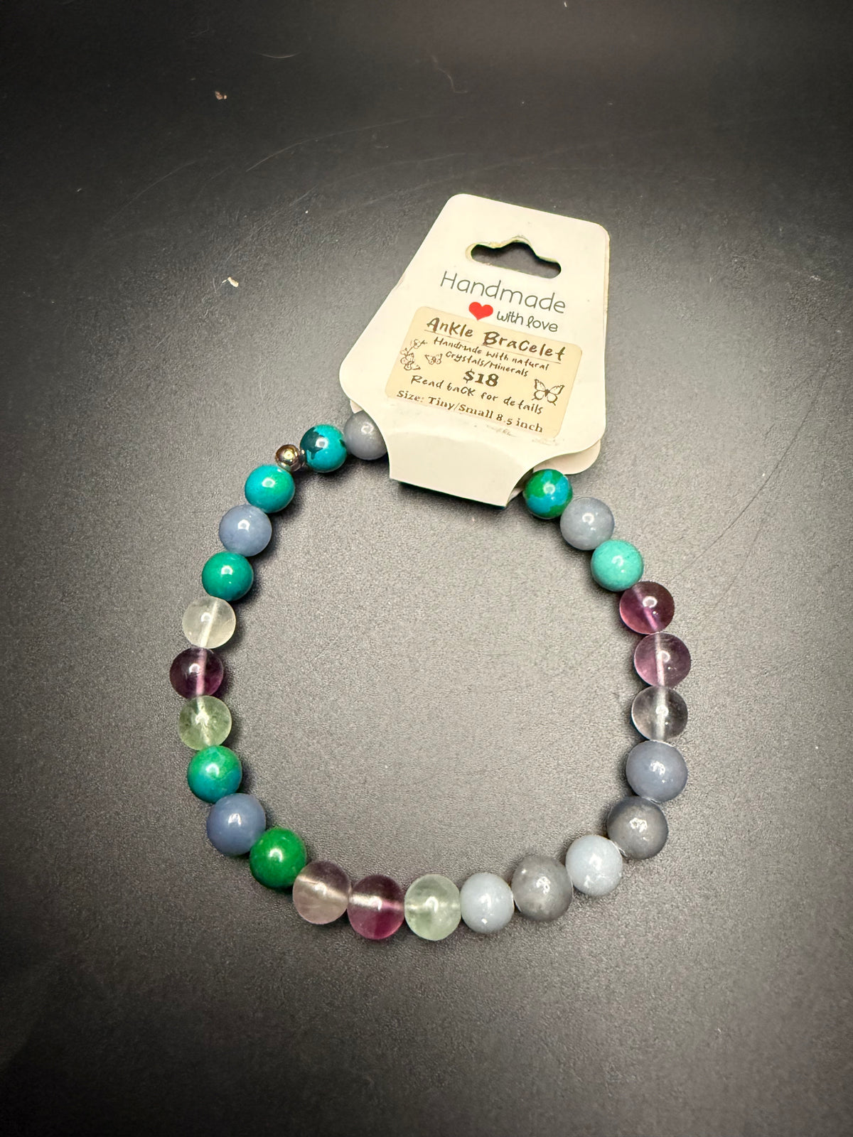Crystal ankle bracelets