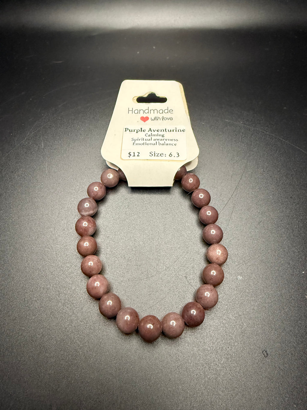 Purple Aventurine Crystal Bracelet