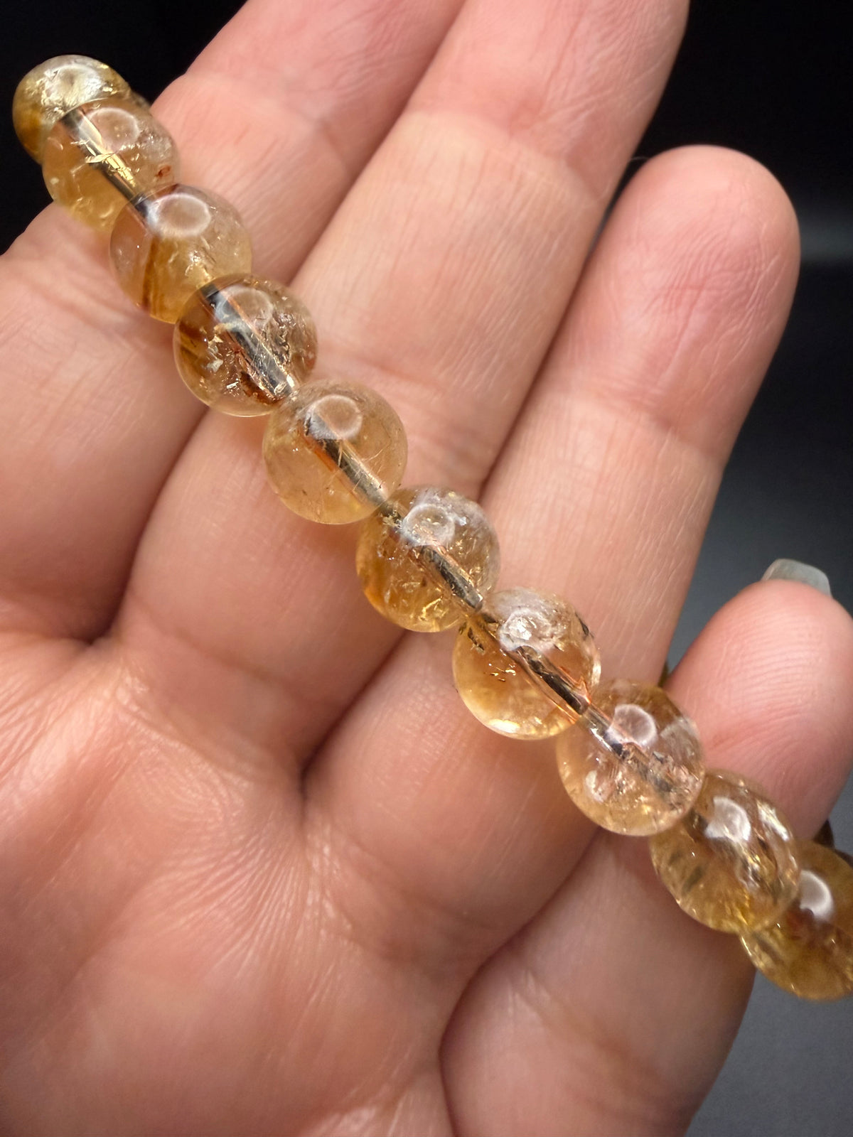 Golden Rutilated Quartz Crystal
