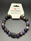 Anxiety begone, intention bracelet