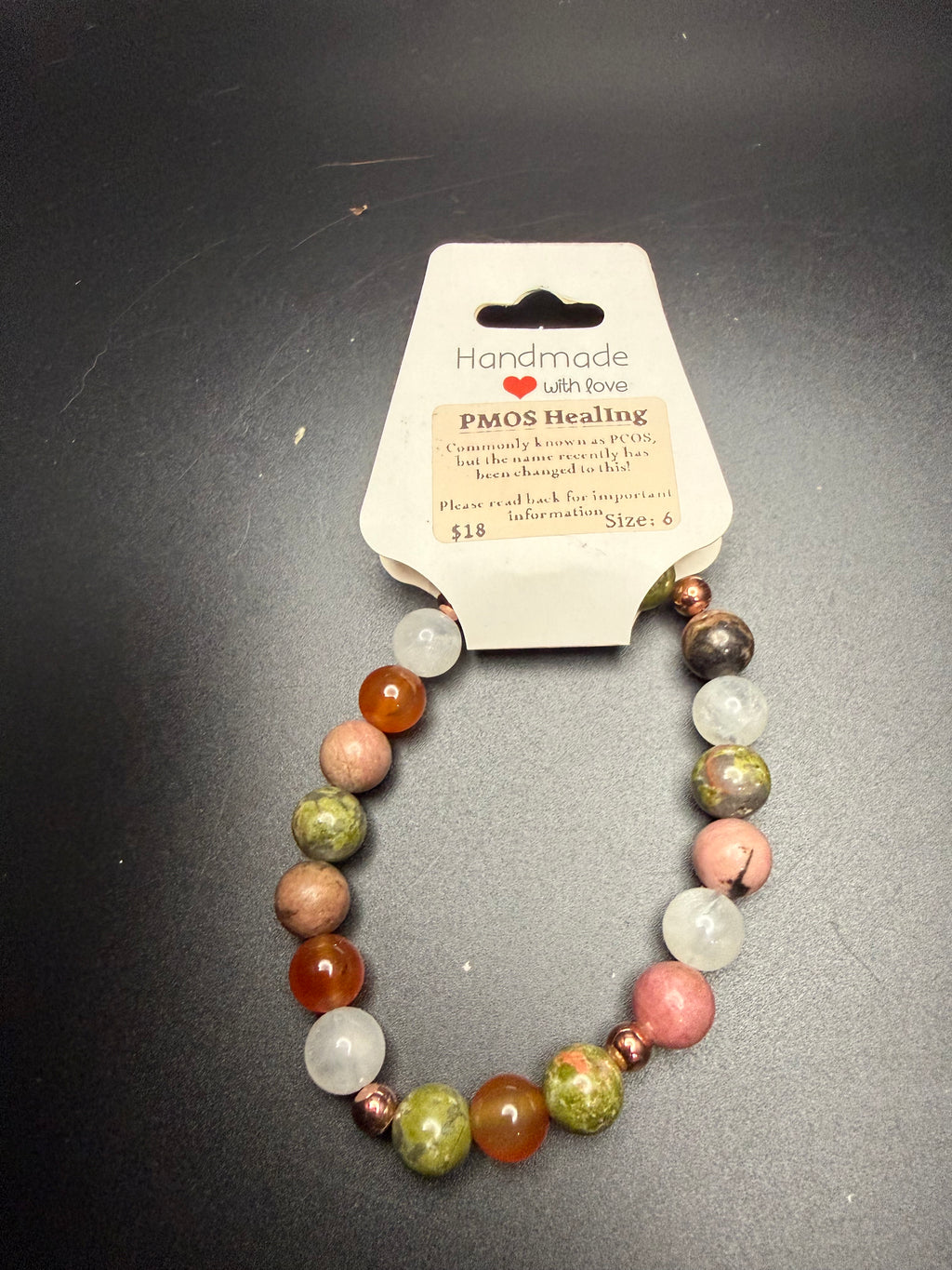 PMOS Healing intention bracelet