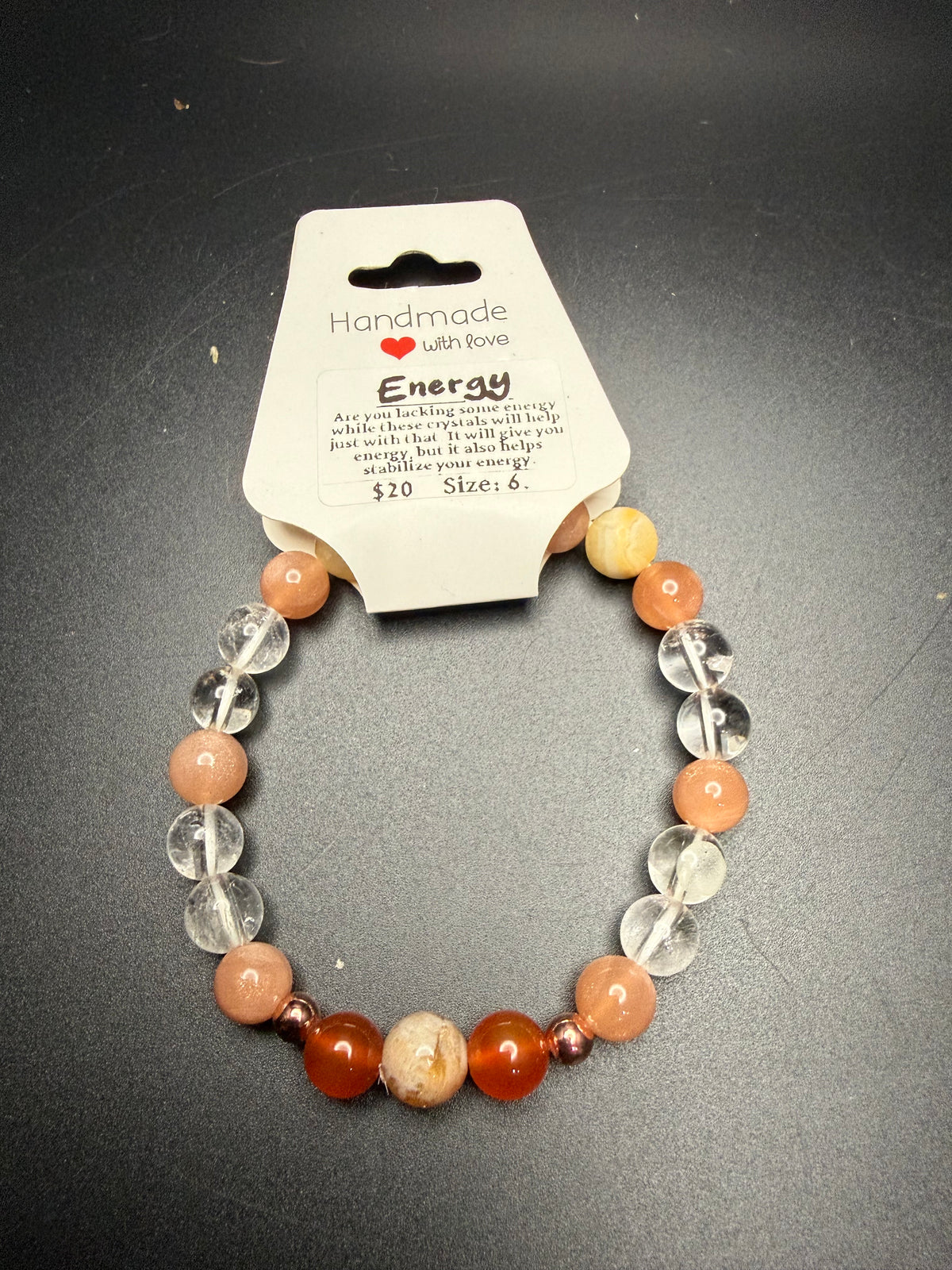 Energy intention bracelet