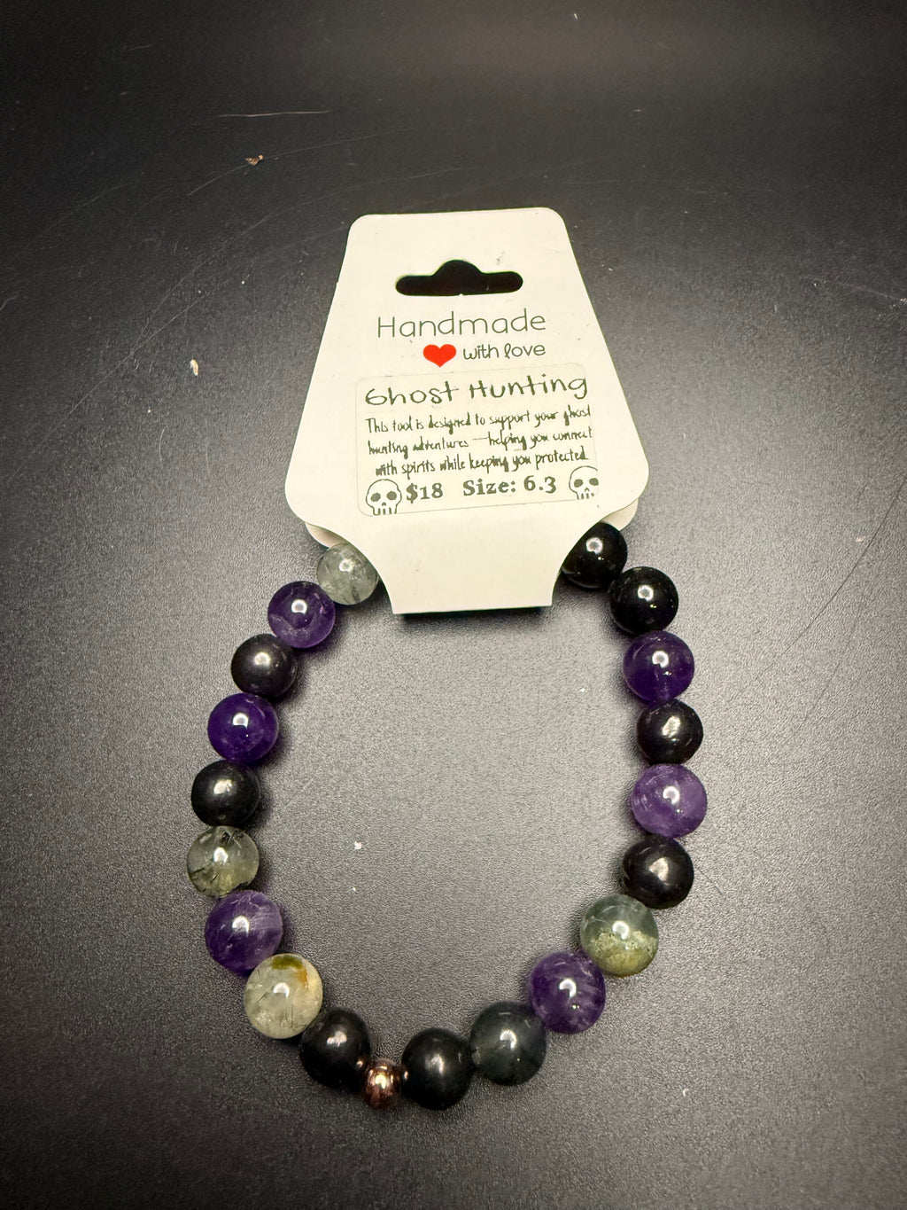 Ghost hunting intention bracelet