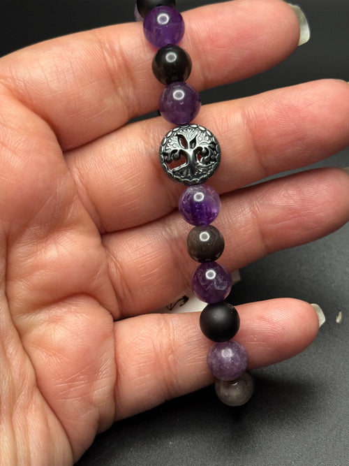 Anxiety begone, intention bracelet