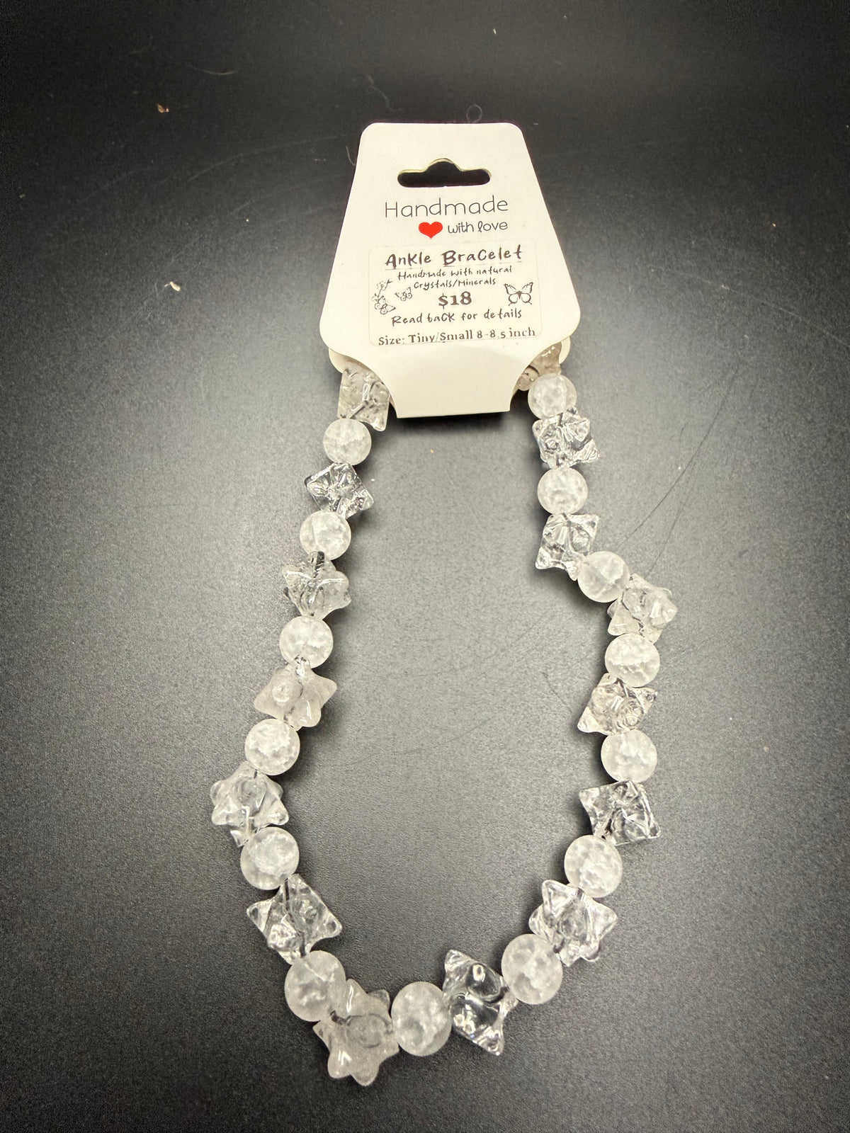 Crystal ankle bracelets