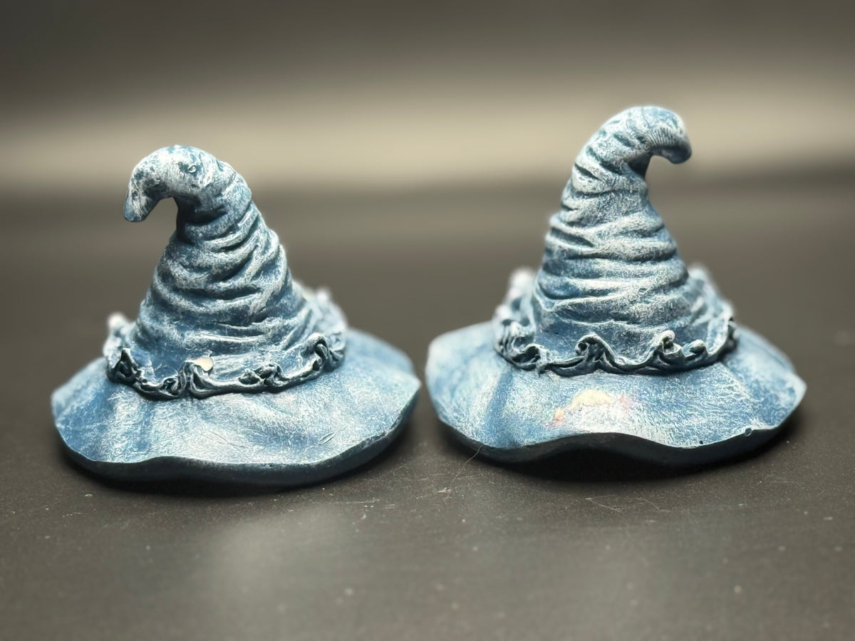 Creepy Blue Witches Hats